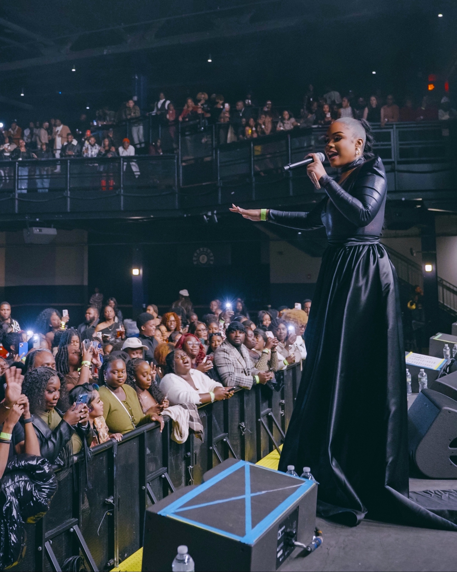 Sephora performing to a packed venue